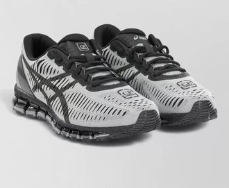 Asics mesh sneakers slip on rubber sole