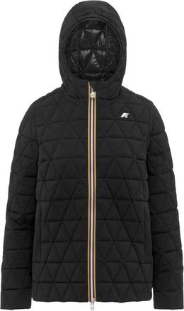 K-Way Diamant Gestikte Warme Jas - Dames - Winterjassen - Zwart - S - Jassen