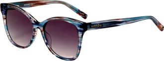 Missoni Womens 54 mm Blue Sunglasses