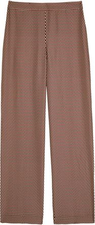 Joseph New Sahel Checked Wide-leg Trousers - Red - 44 (UK16 / XL)