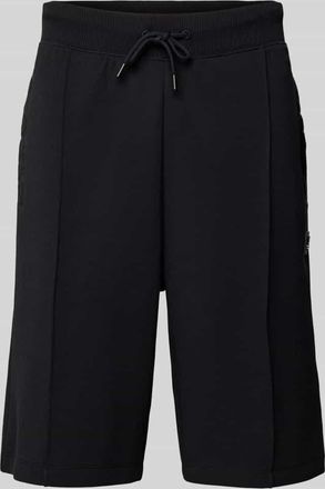 HUGO BOSS Sweatshorts mit Label-Print Modell Dilmos in Black, Gr&ouml;&szlig;e XL