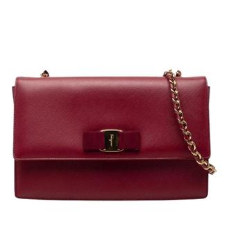 Ferragamo Pre-owned Shoulder Bags, female, Red, Size: ONE SIZE Pre-owned Crossbody Bag