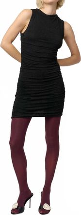Bloomingdale's In The Groove Lurex Dress In Black