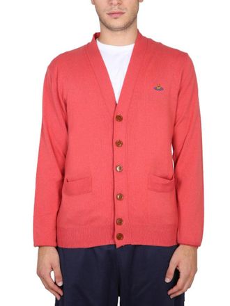 Vivienne Westwood Cardigan With Elegant Orb Embroidery