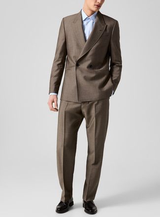 Paul Smith Mens Faux-plain wool-mohair pant