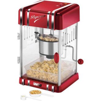 Unold 48535 48535 Macchina per i popcorn Argento, Rosso