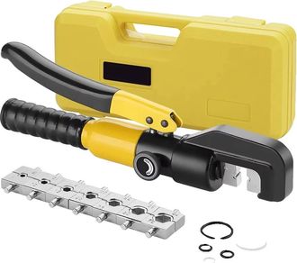 OEM Herramienta De Engaste Hidr&aacute;ulica, Capacidad De 10 Toneladas, Cabezal Giratorio De 360 grados, Yqk-70