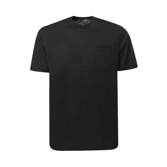 Emporio Armani T-shirts en Polos Zwart - Heren - T-shirts - Zwart - S - Katoen - Tops