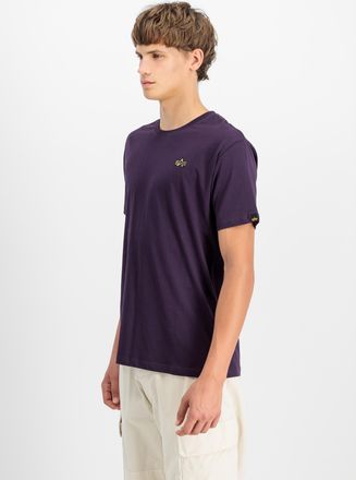 Alpha Industries T-Shirt ALPHA INDUSTRIES 3D Small Logo T-Shirt, Herren, Gr. XXL, lila (plum), Obermaterial: 100% Baumwolle, Shirts T-Shirt