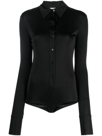 Sportmax long-sleeve buttoned shirt - Black