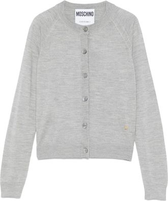 Moschino Cardigan girocollo - Grigio
