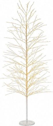 BIZZOTTO &Aacute;rbol de navidad 210 cm, 2000 micro-led, &oslash; 83 cm, blanco