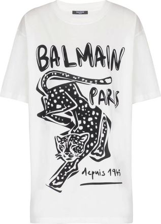 Balmain Mujer, Camisetas, Blanco, Talla: L