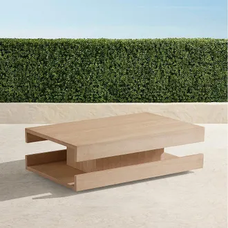 Frontgate Calista Travertine Coffee Table - Frontgate