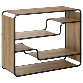 vidaXL Aparador Roble Artisan 98 X 37,5 X 75,5 Cm Madera De Ingenier&iacute;a Vidaxl
