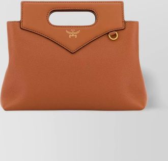 MCM soft diamond mini leather shoulder bag