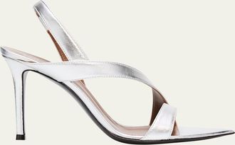 Giuseppe Zanotti 90mm Leather Pointed-Toe Sandals