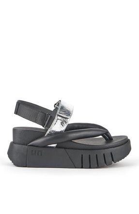 United Nude Delta Tong Sandals in Silver at Nordstrom, Size 39