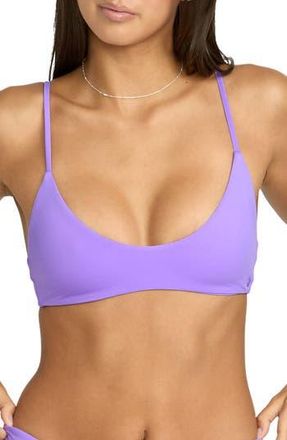 Volcom SImply Seamless Crop Biikini Top in Purple Passion at Nordstrom Rack, Size X-Large