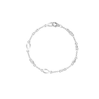 Lucy Quartermaine Station Petal Bracelet in Sterling Silver at Nordstrom, Size 7.5