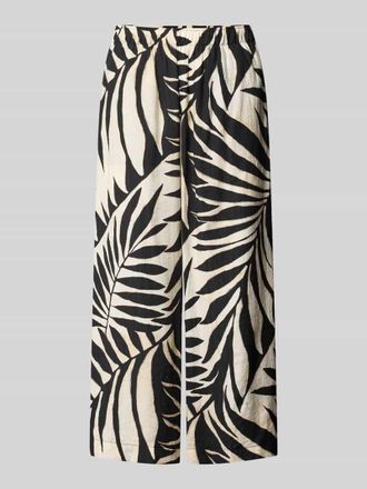Mango Wide Fit Stoffhose aus Viskose-Mix Modell Life in Offwhite, Gr&ouml;&szlig;e XL
