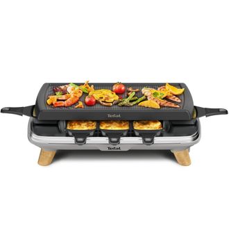 T-fal Re610d12 Gourmet Raclette Gris 8 Personas