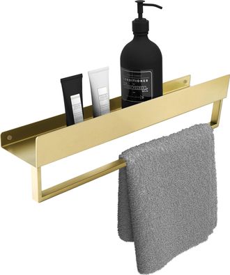 Rea Rea - Estante De Ba&ntilde;o Sf01 45cm Gold Brush