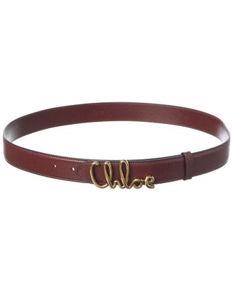 Chlo&eacute; The Iconic Leather Belt