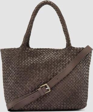 Officine Creative Raquel 001 Hand-Woven Shoulder Bag in Brown at Nordstrom