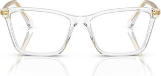 Swarovski SK20151027 Rectangle Full Rim Eyeglasses - Clear