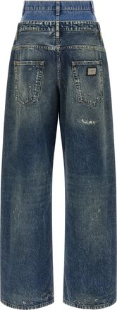 Dolce & Gabbana Womens Blue Cotton Jeans Denim Clothing