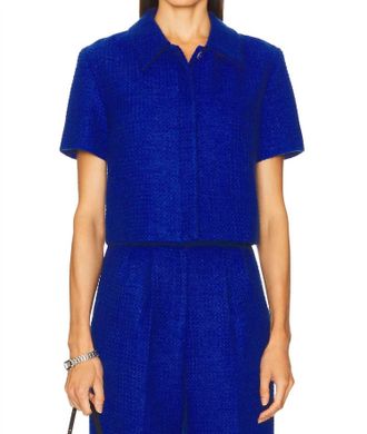 Amanda Uprichard Alistair Top In Blue