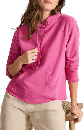 Tommy Bahama Marina Del Mar Raw Edge Hoodie in Very Berry at Nordstrom, Size X-Large