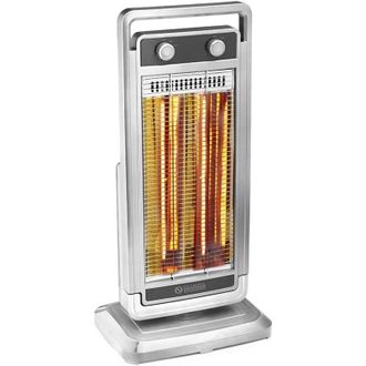 Splendid Estufa Infrarroja Fibra Carbono 1100 W - Orientable Oscilante - Gris - 99610