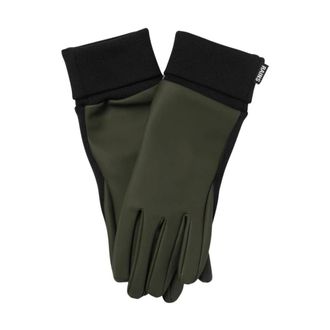 Rains Gloves, male, Green, Size: M Waterproof Winter Gloves