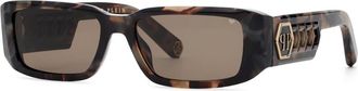 Philipp Plein SPP240M 03KA Womens Sunglasses Tortoiseshell Size 57