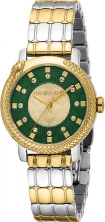 Roberto Cavalli Womens RC5L116M0085 Ladies Logomania Watch - Gold - One Size