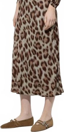 Luisa Cerano Animal Print Shirt Blouse In Multi