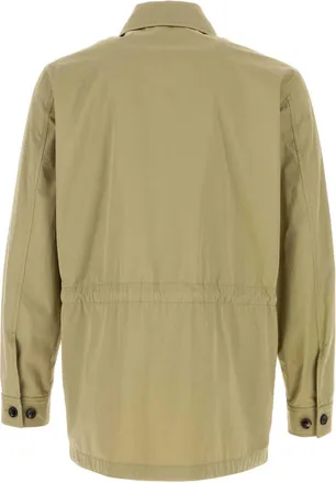 Burberry Mens Jacket Beige Cotton