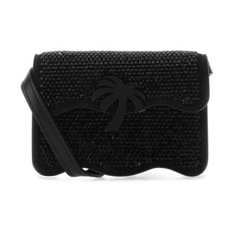 Palm Angels Cross Body Bags, female, Black, Size: ONE SIZE Palm Beach Crossbody Bag