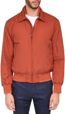 Brooklyn Brigade Solid Water Repellent Bomber Jacket in Orange at Nordstrom, Size Xx-Large