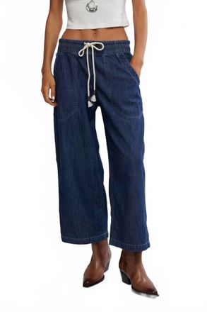 Free People Easy Peasy Pull-On Jeans In Cruise Control