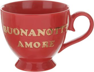 KASANOVA Tazza porcellana rossa Buonanotte Amore 500 ml Loving