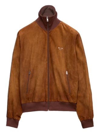 Prada suede jacket - men - Leather - 52 - Brown