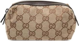 Gucci Pre-owned Accessories, female, Beige, Size: ONE SIZE Pre-owned Canvas Bag