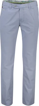 Meyer broek Chicago blauw gestreept katoen