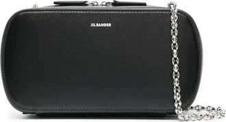 Jil Sander Traditional Crossbody Bag - Dames - Schoudertassen - Zwart - ONE Size - Leer - Tassen