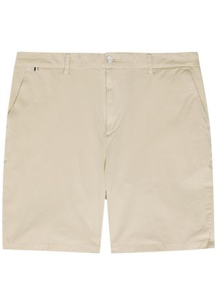 BOSS Boss Kane Stretch-cotton Shorts - Grey - 36 (W36 / XL)