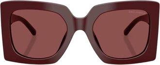 Dolce & Gabbana Square Zonnebrillen - Dames - Zonnebrillen - Rood - 54 MM - Accessoires