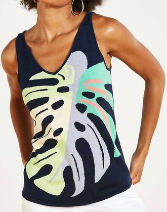 Nic+Zoe Frond Memories Vital Tank In Green Multi